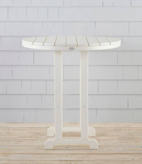 LLBean All-Weather Counter-Height Table 36\\ Round Unisex J46J4514 Backyard  Patio Mahogany